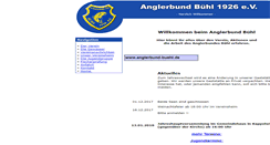 Desktop Screenshot of anglerbund-buehl.de